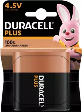 Een Duracell batterij Plus 100% 4,5V, op blister koop je bij ShopXPress