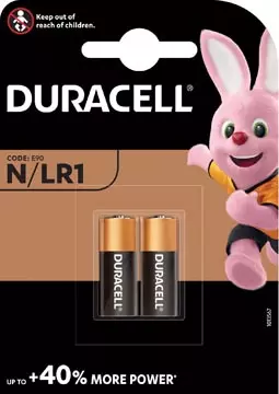 Een Duracell batterijen Security MN9100, blister van 2 stuks koop je bij ShopXPress