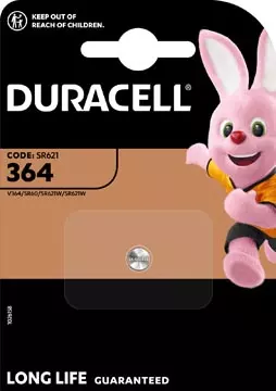 Een Duracell knoopcel 364, blister van 1 stuk koop je bij ShopXPress