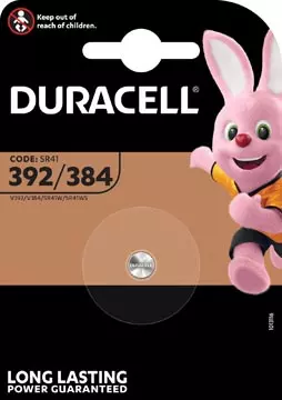 Een Duracell knoopcel 392/384, op blister koop je bij ShopXPress