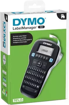 Een Dymo beletteringsysteem LabelManager 160P, qwerty koop je bij ShopXPress