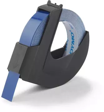 Een Dymo tape 9 mm voor lettertang Omega, blauw koop je bij ShopXPress