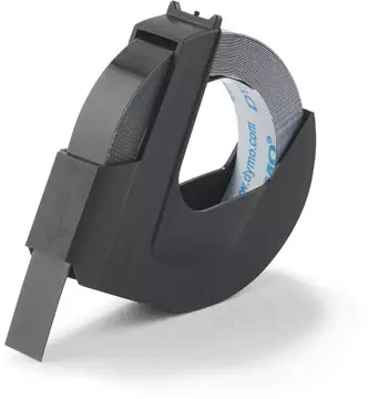 Een Dymo tape 9 mm voor lettertang Omega, zwart koop je bij ShopXPress