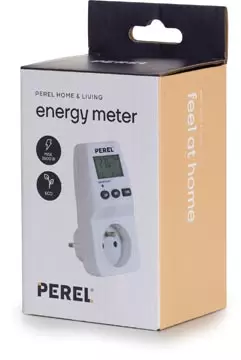 Een Perel energiemeter, 230 V, 16 A, wit, voor België koop je bij ShopXPress