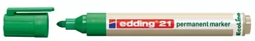 Een Edding permanent marker Ecoline e-21 groen koop je bij ShopXPress