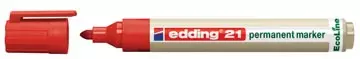 Een Edding permanent marker Ecoline e-21 rood koop je bij ShopXPress