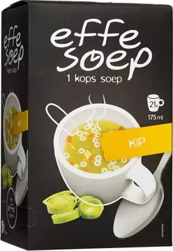 Een Effe Soep 1-kops, kip, 175 ml, doos van 21 zakjes koop je bij ShopXPress