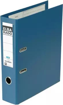 Een Elba Rado Plast ordner, blauw, rug van 8 cm koop je bij ShopXPress