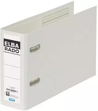 Een Elba Rado Plast ordner voor ft A5 dwars, wit, rug van 7,5 cm koop je bij ShopXPress