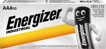 Een Energizer Industrial alkaline batterij AAA/LR03/E92, 10 stuks koop je bij ShopXPress