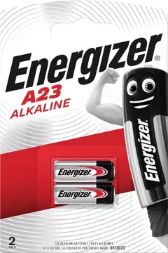 Een Energizer batterij Alkaline A23, blister van 2 stuks koop je bij ShopXPress