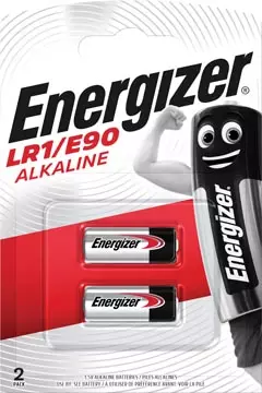 Een Energizer batterij Alkaline LR1/E90, blister van 2 stuks koop je bij ShopXPress