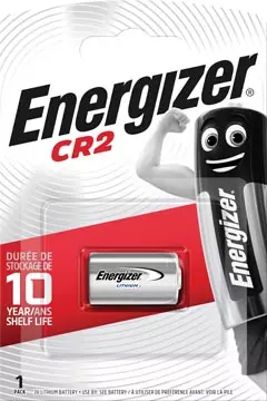 Een Energizer batterij Photo Lithium CR2, op blister koop je bij ShopXPress