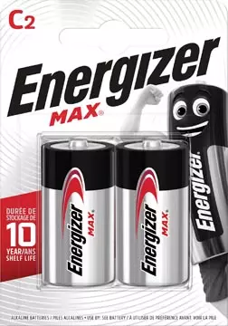 Een Energizer batterijen Max C, blister van 2 stuks koop je bij ShopXPress