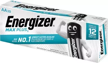 Een Energizer batterijen Max Plus AA, pak van 20 stuks koop je bij ShopXPress