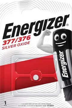 Een Energizer knoopcel 377/376, op blister koop je bij ShopXPress