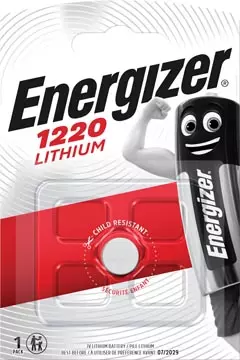 Een Energizer knoopcel CR1220, op blister koop je bij ShopXPress