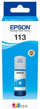 Een Epson inktfles 113, 6.000 pagina's, OEM C13T06B240, cyaan koop je bij Supplierz BV