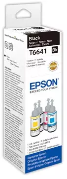 Een Epson inktfles T664, 4.000 pagina's, OEM C13T664140, zwart koop je bij ShopXPress