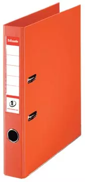 Een Esselte ordner Power N°1 oranje, rug van 5 cm koop je bij ShopXPress