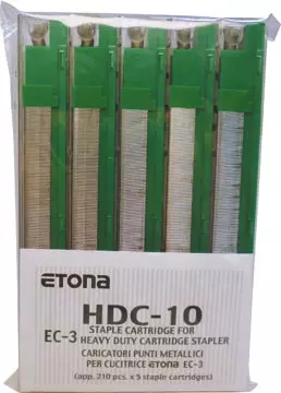 Een Etona nietjescassette voor EC-3, capaciteit 41 - 55 blad, pak van 5 stuks koop je bij ShopXPress