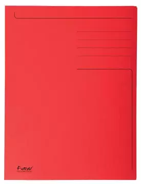 Een Exacompta dossiermap Foldyne ft 24 x 35 cm (voor ft folio), rood, pak van 50 stuks koop je bij ShopXPress