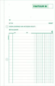 Een Exacompta facturen, ft 21 x 13,5 cm, tripli, verticaal, Nederlandstalig koop je bij ShopXPress