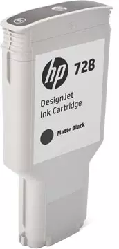 Een HP inktcartridge 728, 300 ml, OEM F9J68A, zwart mat koop je bij ShopXPress