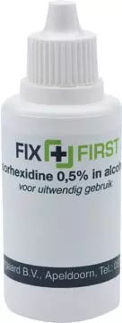 Een Fixfirst ontsmettingsmiddel op basis van alcohol, 30 cc koop je bij ShopXPress