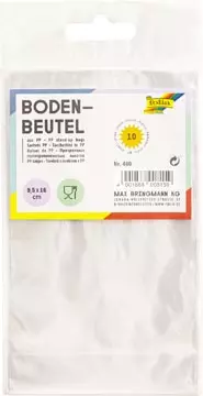 Een Folia Doorzichtige zakjes ft 115 x 190 mm, pak van 10 stuks koop je bij ShopXPress