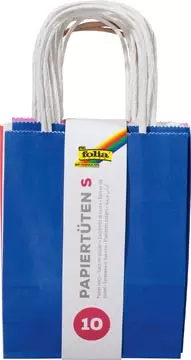 Een Folia papieren kraft zak, 110-125 g/m², geassorteerde kleuren, pak van 10 stuks koop je bij ShopXPress