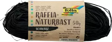 Een Folia raffia zwart koop je bij ShopXPress