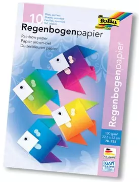 Een Folia regenboogpapier koop je bij ShopXPress