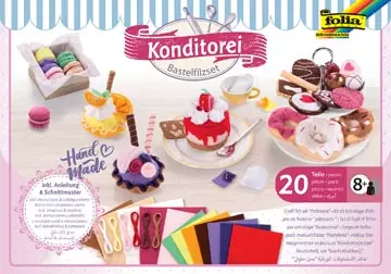 Een Folia vilt craft kit met 20 stuks, Patisserie koop je bij ShopXPress