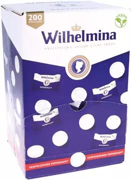 Een Fortuin Wilhelmina pepermunt, singe dispenser van 200 stuks koop je bij ShopXPress