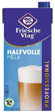 Een Friesche Vlag Langlekker koffiemelk, pak van 1 liter, halfvolle melk koop je bij ShopXPress