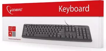 Een Gembird standaard toetsenbord AZERTY koop je bij ShopXPress