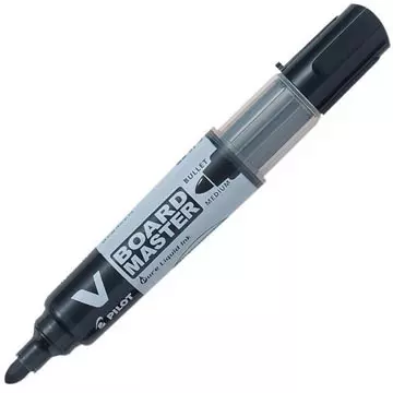 Een Pilot V-Board Master BeGreen whiteboardmarker, ronde punt, 2,3 mm, 10 stuks + 10 vullingen, zwart koop je bij ShopXPress