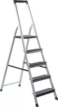 Een Galico trapladder aluminium power step, 5 treden koop je bij ShopXPress