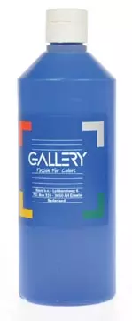 Een Gallery plakkaatverf, flacon van 500 ml, donkerblauw koop je bij ShopXPress