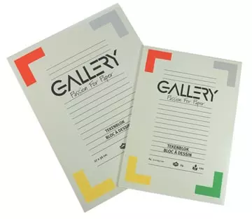 Een Gallery tekenblok, houtvrij papier, 120 g/m², ft 27 x 36 cm, blok van 24 vel koop je bij ShopXPress