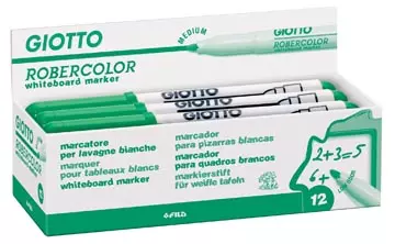 Een Giotto Robercolor whiteboardmarker, medium, ronde punt, groen koop je bij ShopXPress