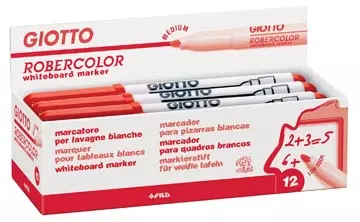 Een Giotto Robercolor whiteboardmarker, medium, ronde punt, rood koop je bij ShopXPress