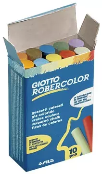 Een Giotto krijt Robercolor, doos met 10 krijtjes in geassorteerde kleuren koop je bij ShopXPress