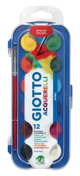 Een Giotto waterverf, doos met 12 napjes en 1 penseel koop je bij ShopXPress