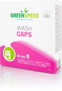 Een Greenspeed Wash Caps wasmiddel, pak van 80 capsules koop je bij Supplierz BV