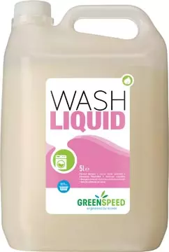 Een Greenspeed vloeibaar wasmiddel Wash Liquid, 71 wasbeurten, flacon van 5 liter koop je bij Supplierz BV