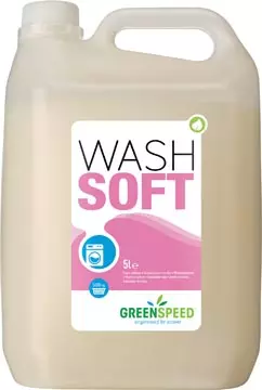 Een Greenspeed wasverzachter Wash Soft, 166 wasbeurten, flacon van 5 liter koop je bij Supplierz BV