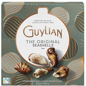 Een Guylian zeevruchten chocolade, Xmas Edition, doos van 250 g koop je bij ShopXPress