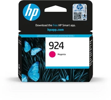 Vous pouvez acheter un HP cartouche d'encre 924, 400 pages, OEM 4K0U4NE, magenta chez Supplierz BV